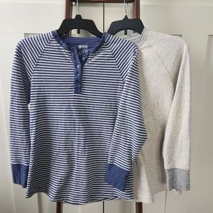 Duluth Trading Co. Long sleeve Henley tees (two)